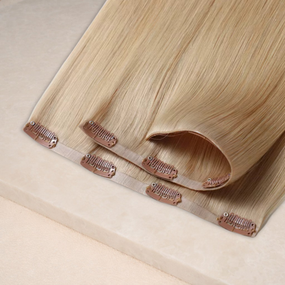 Invisible Clip in Human Hair Extensions