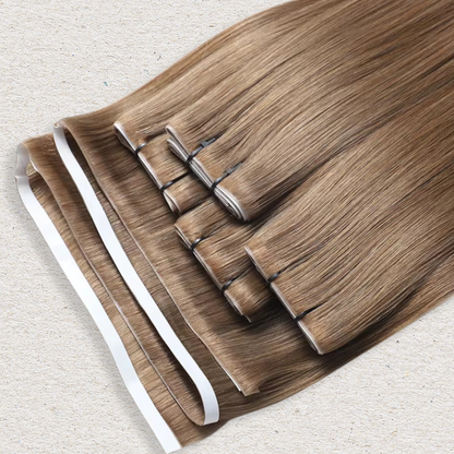 Invisible Tape Weft Human Hair Extensions 16-22”