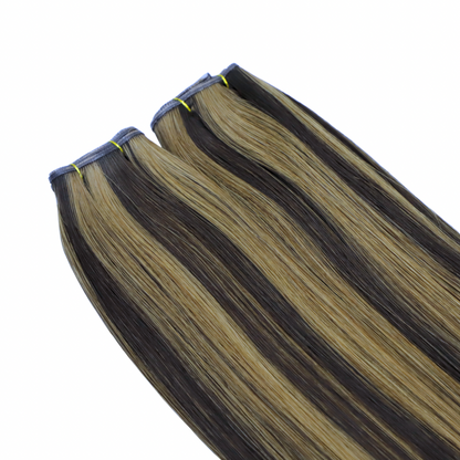 Genius Weft Human Hair Extensions. Luxe Platinum Range