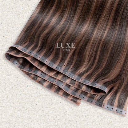 Invisible Butterfly Weft Human Hair Extensions 16-22”