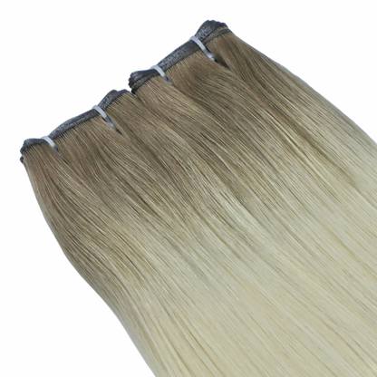Genius Weft Human Hair Extensions. Luxe Platinum Range