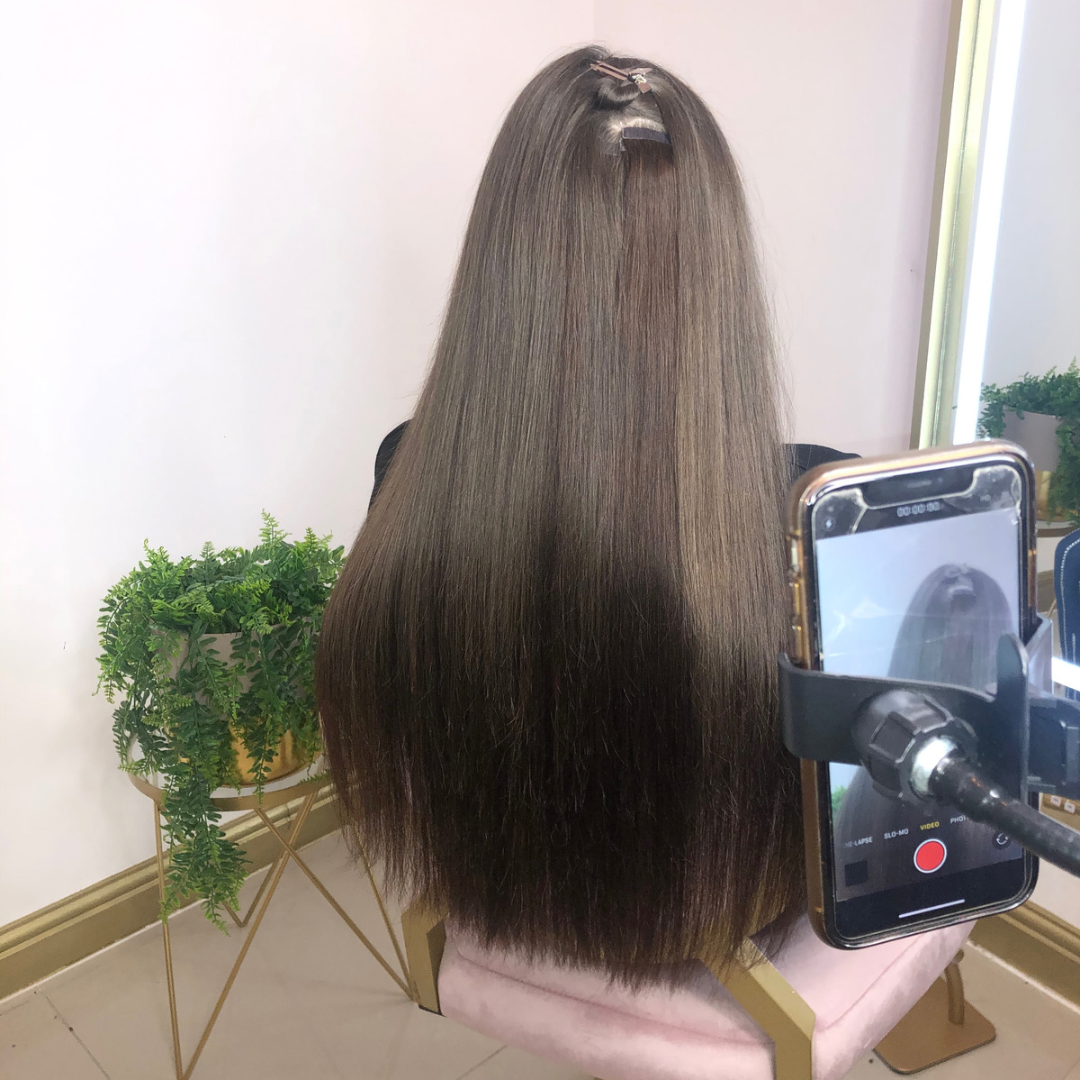 Tape Hair Extensions Training Course. HQ Based