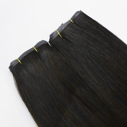Genius Weft Human Hair Extensions. Luxe Platinum Range