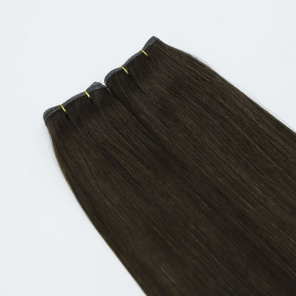 Genius Weft Human Hair Extensions. Luxe Platinum Range