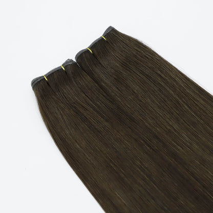 Genius Weft Human Hair Extensions. Luxe Platinum Range
