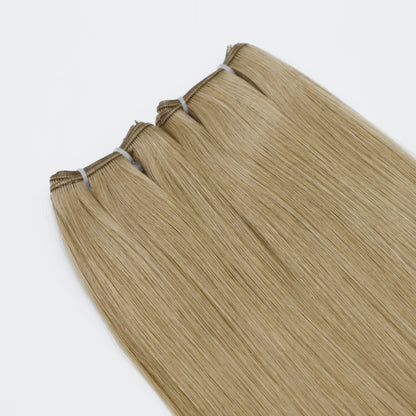 Genius Weft Human Hair Extensions. Luxe Platinum Range