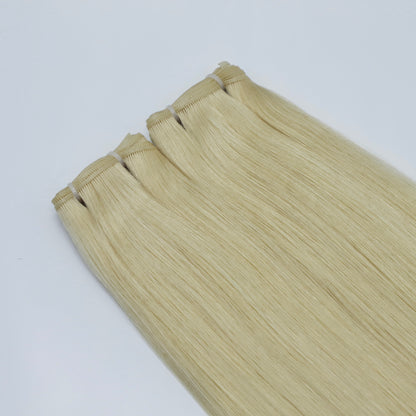 Genius Weft Human Hair Extensions. Luxe Platinum Range