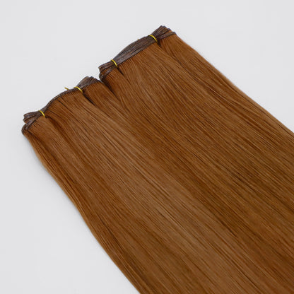 Genius Weft Human Hair Extensions. Luxe Platinum Range