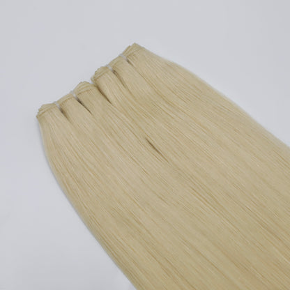 Genius Weft Human Hair Extensions. Luxe Platinum Range