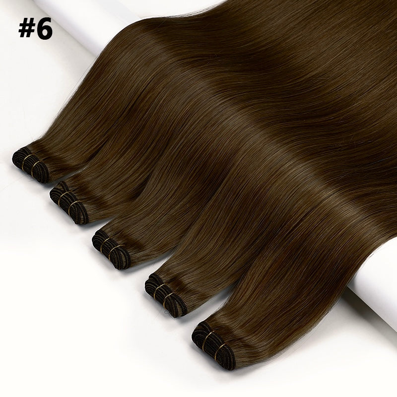 Luxe Volume Weft Human Hair Extensions. Luxe Platinum Range. 100g