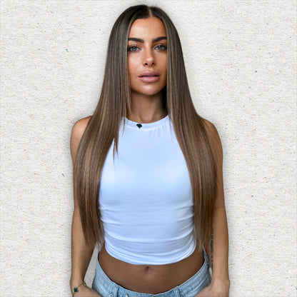 Invisible Tape Weft Human Hair Extensions 16-22”