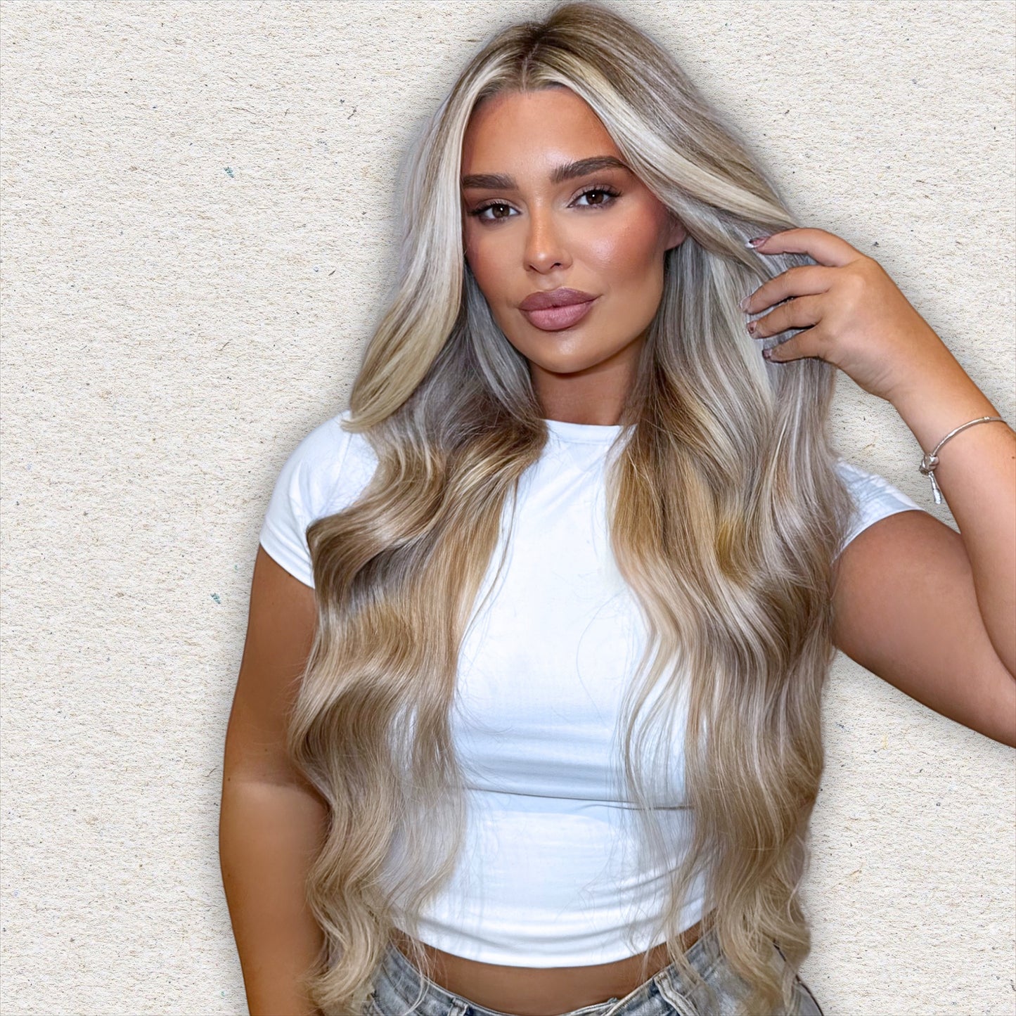 Nano Tip Human Hair Extensions. Luxe Platinum Range 16-18”