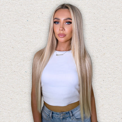 Invisible Butterfly Weft Human Hair Extensions 24-30”