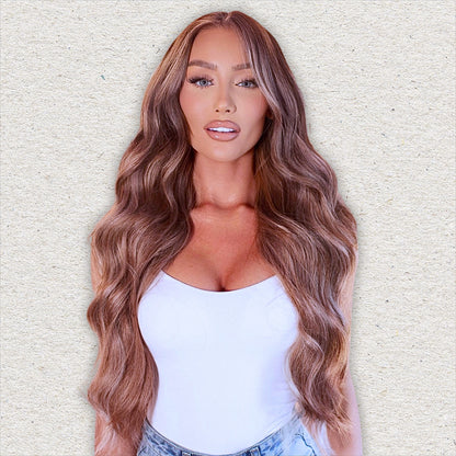 Genius Weft Human Hair Extensions. Luxe Range 16-22”