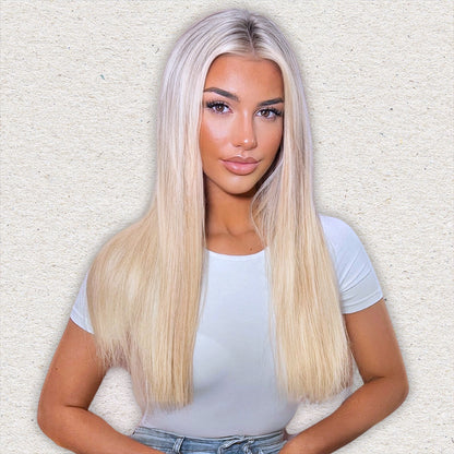 Nano Tip Human Hair Extensions. Luxe Platinum Range 28-30”