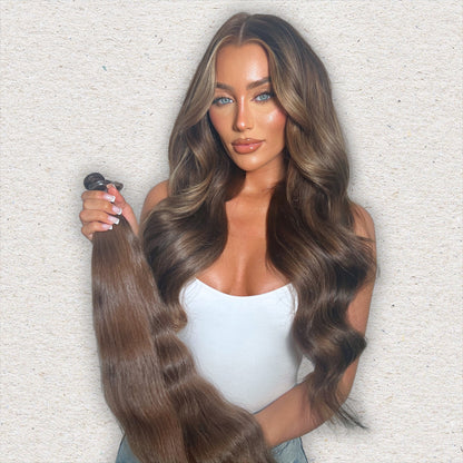Invisible Tape Weft Human Hair Extensions for 24-30”