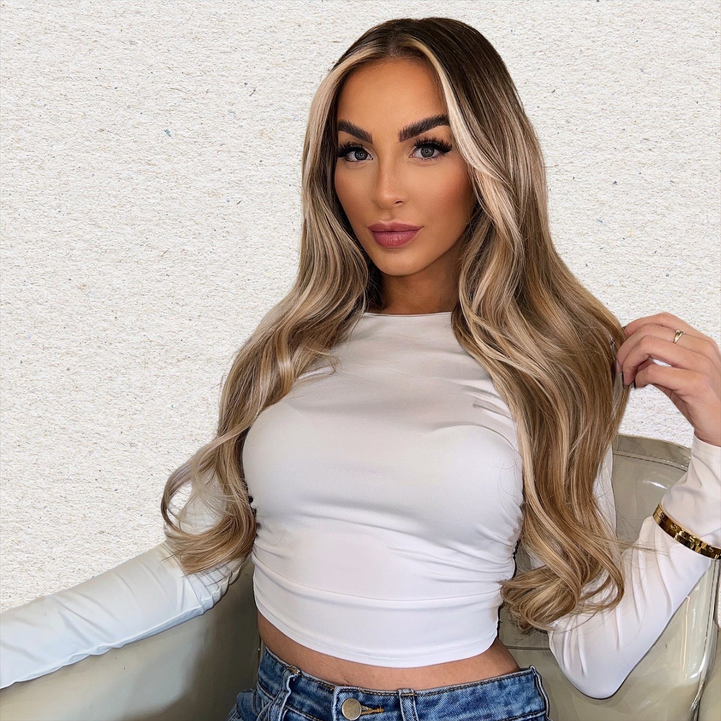 Genius Weft Human Hair Extensions. Luxe Range 24-30”