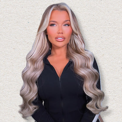Nano Tip Human Hair Extensions. Luxe Platinum Range 16-18”