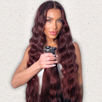 Invisible Tape Weft Human Hair Extensions for 24-30”