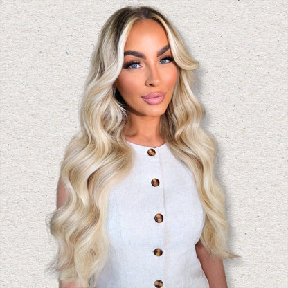 Genius Weft Human Hair Extensions. Luxe Range 16-22”