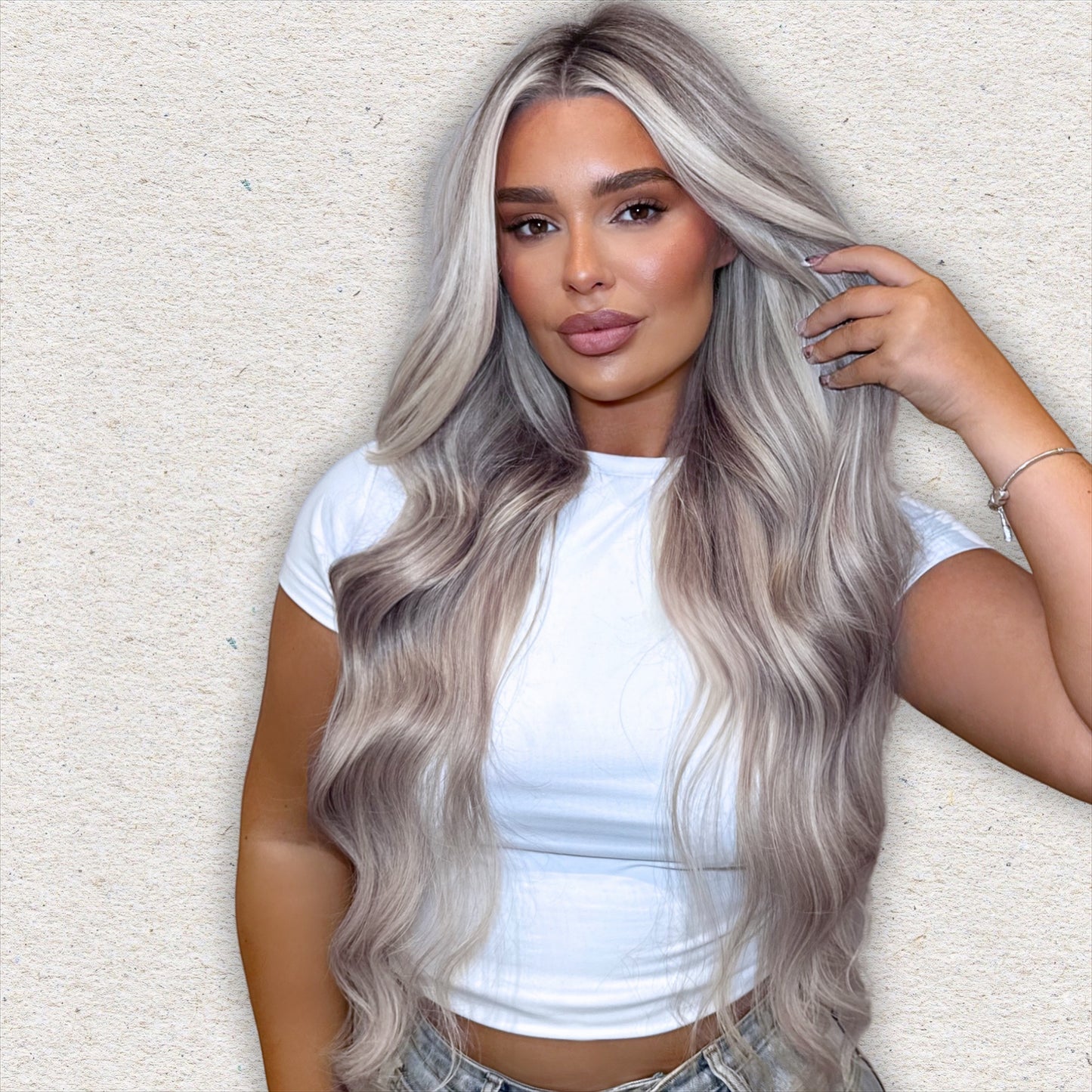 Nano Tip Human Hair Extensions. Luxe Platinum Range 16-18”