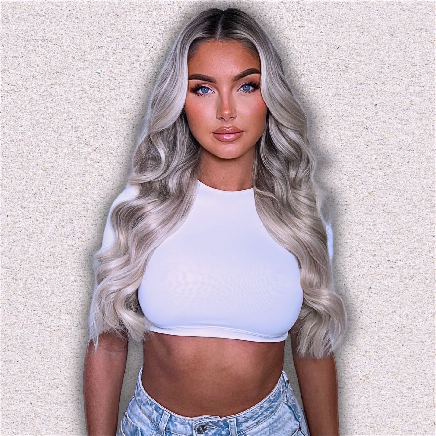 Nano Tip Human Hair Extensions. Luxe Platinum Range 28-30”