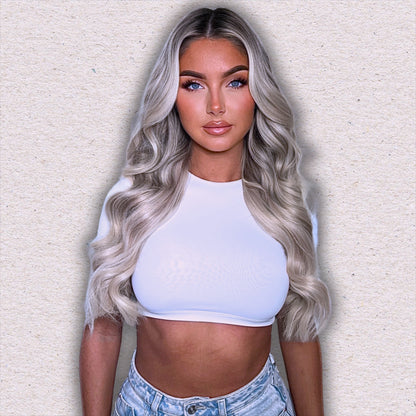 Nano Tip Human Hair Extensions. Luxe Platinum Range 28-30”