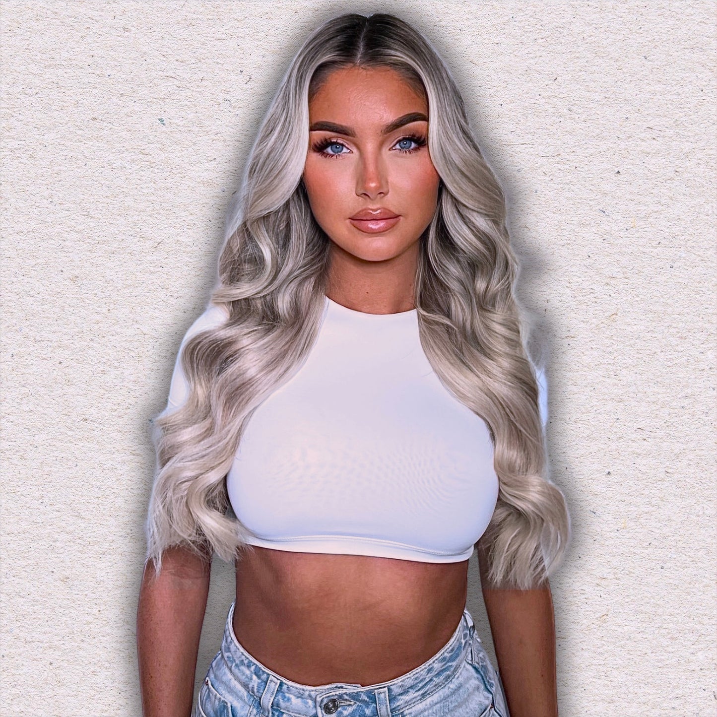 Nano Tip Human Hair Extensions. Luxe Platinum Range 28-30”