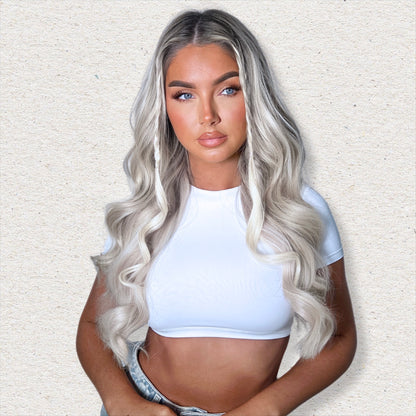 Genius Weft Human Hair Extensions. Luxe Range 16-22”