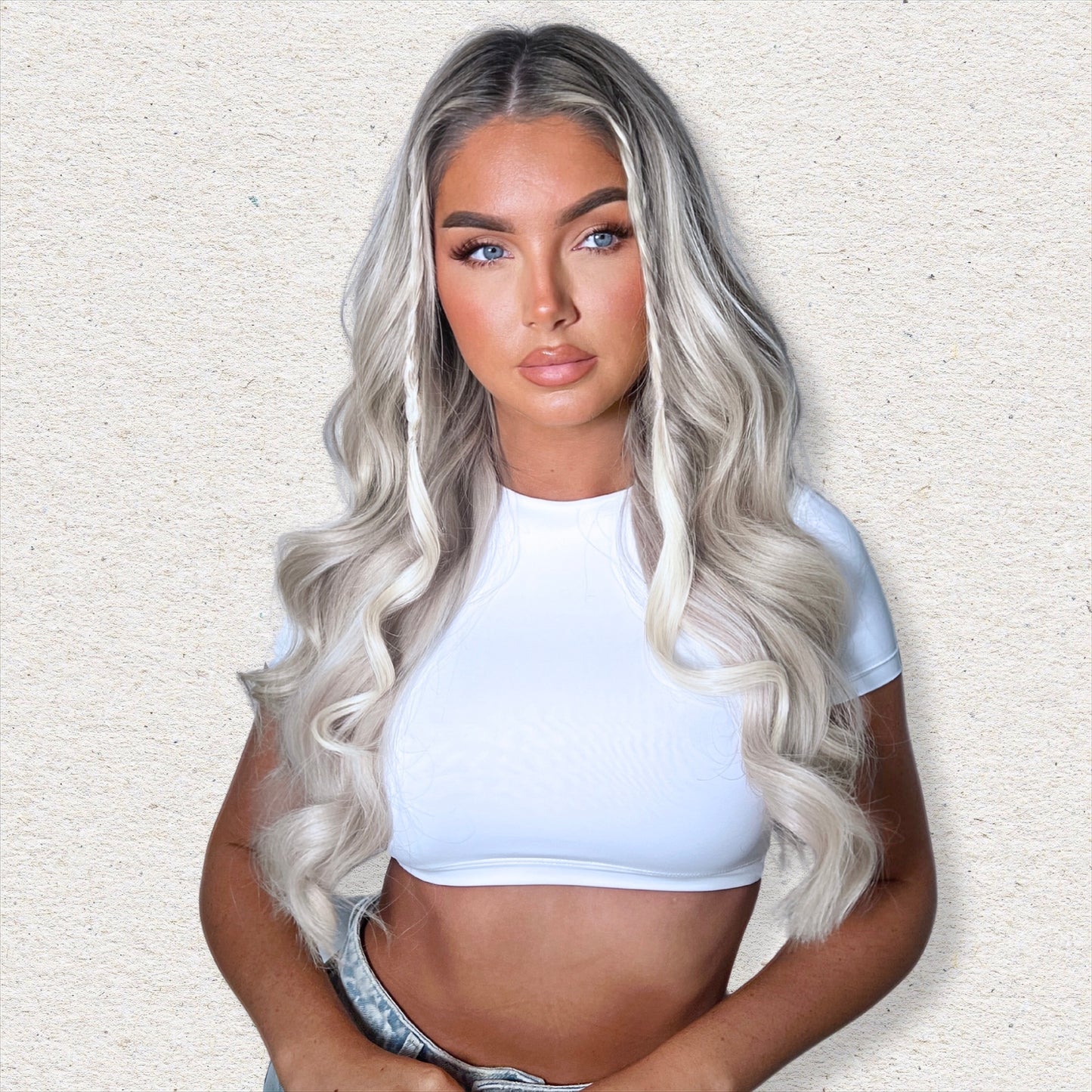 Invisible Tape Weft Human Hair Extensions for 24-30”