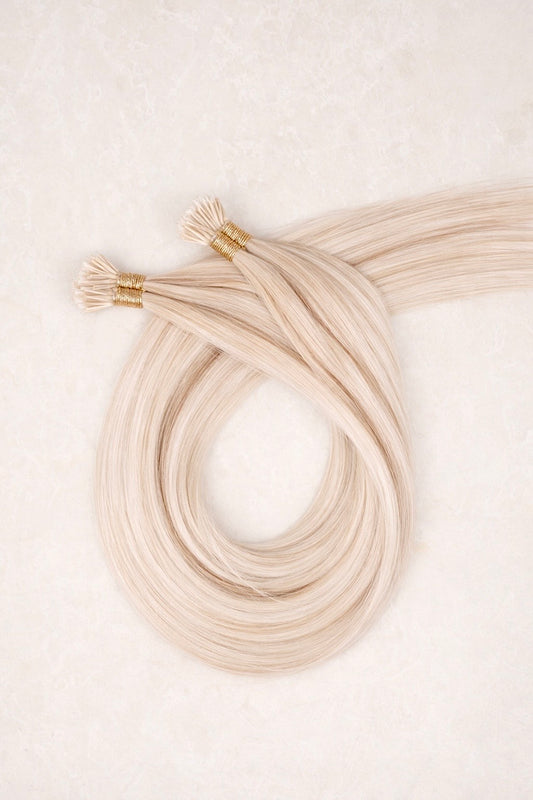 16" Nano Tip Human Hair Extensions. LA Blonde P18/1004/1010