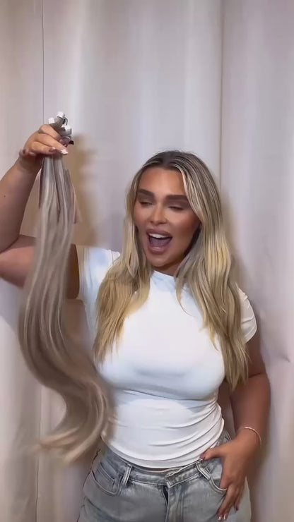 Invisible Tape Weft Human Hair Extensions for 24-30”