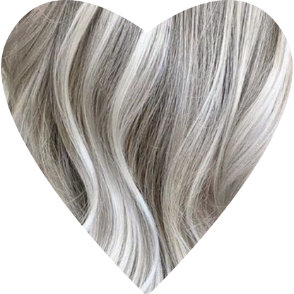 Genius Weft Human Hair Extensions. Luxe Platinum Range