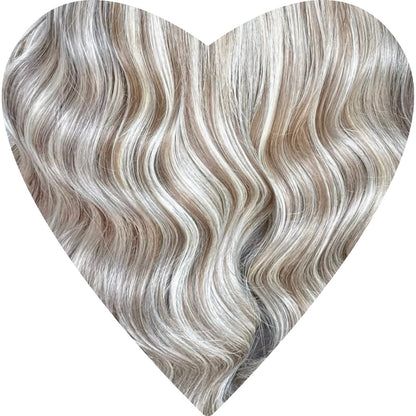 Genius Weft Human Hair Extensions. Luxe Platinum Range