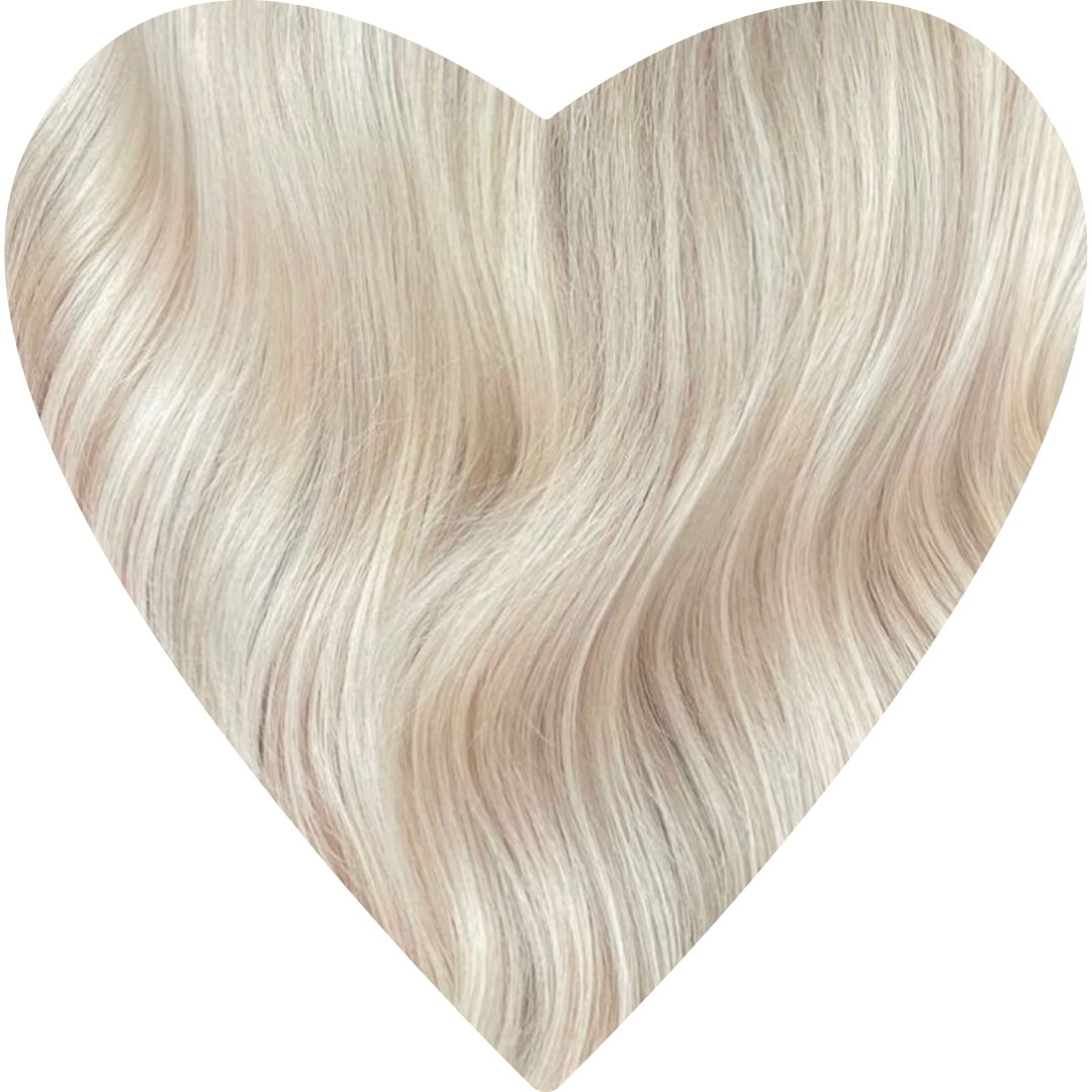 Genius Weft Human Hair Extensions. Luxe Platinum Range