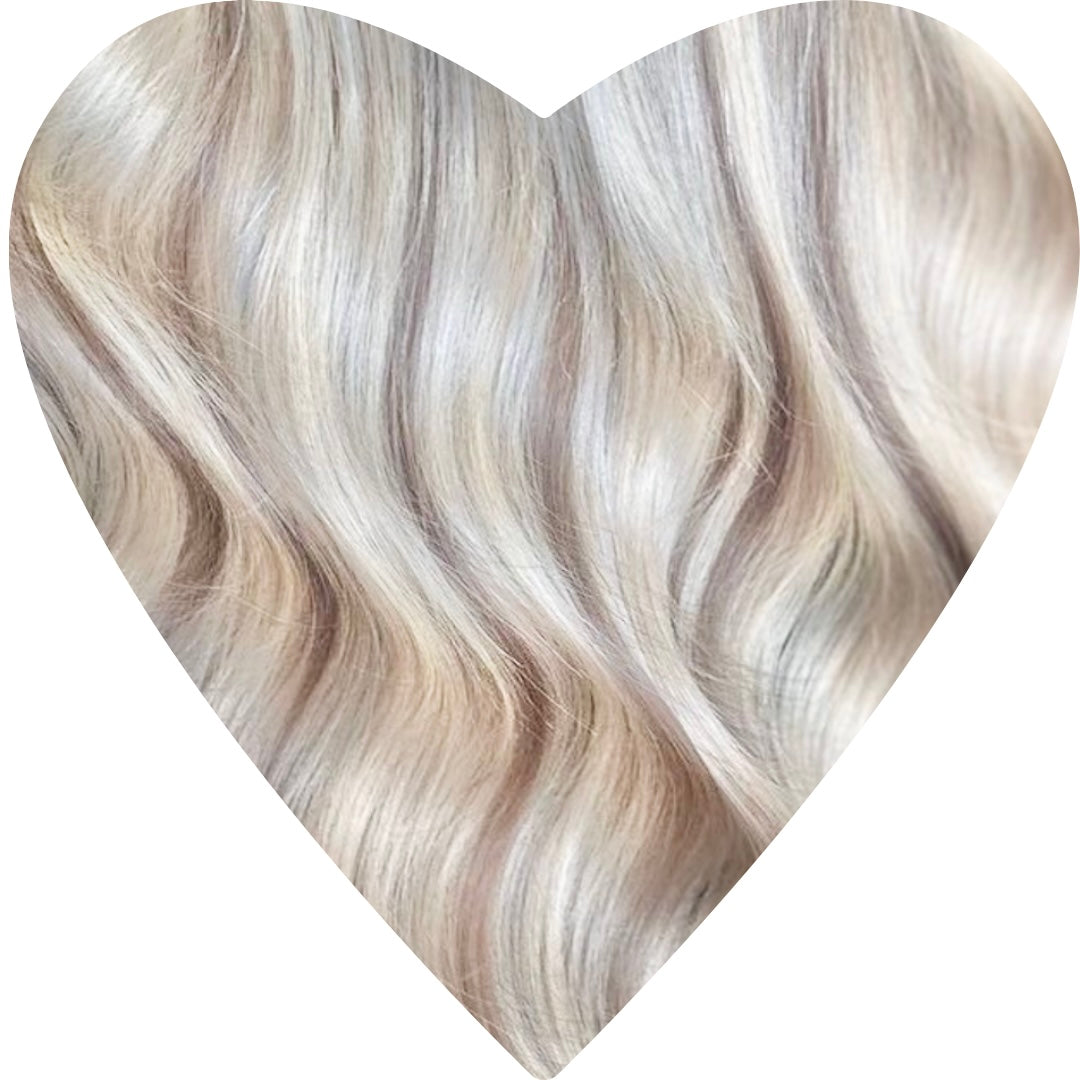Genius Weft Human Hair Extensions. Luxe Platinum Range