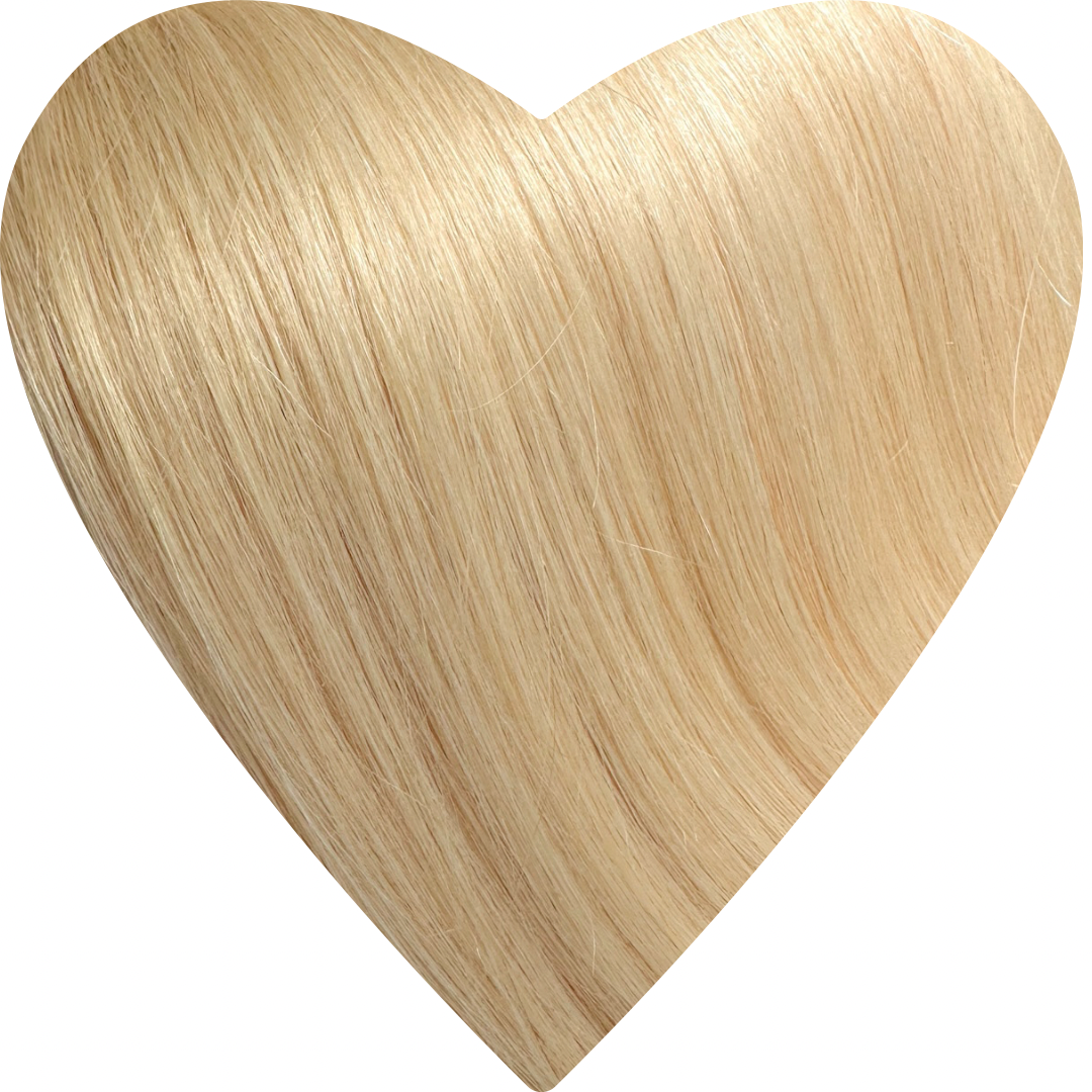 Flat Weft Hair Extensions. Lightest Golden Blonde. #22